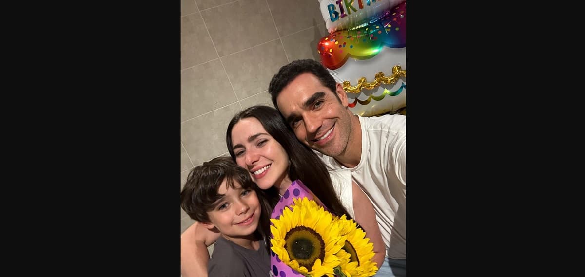La actriz le dedicó romántico mensaje al papá de su hijo