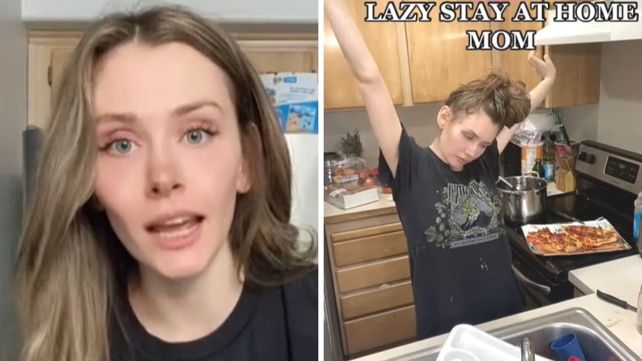Mujer revela que es una "mamá floja que se queda en casa": su razón causa debate en TikTok
