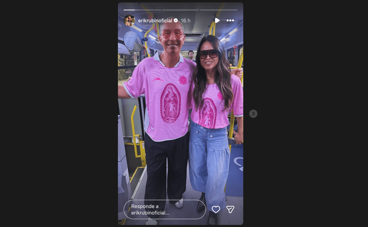 Erik Rubín deja en shock al aparecer así junto a su joven novia y afirma: “Qué noche”