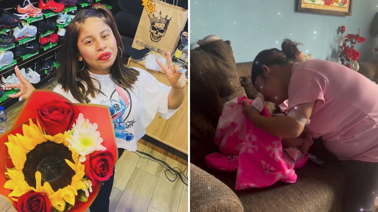 Lupita TikTok dona ropa y juguetes de su bebé fallecida a fundación para niños con cáncer