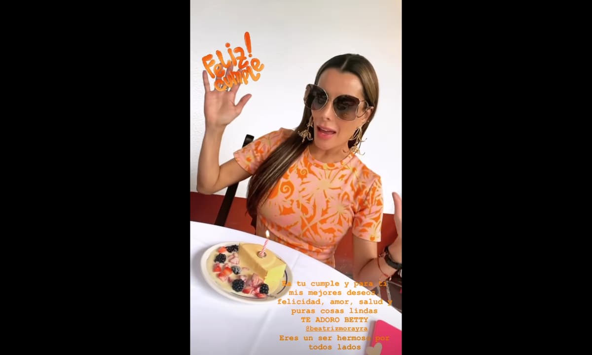 La actriz celebró a lo grande el cumpleaños de Beatriz Morayra