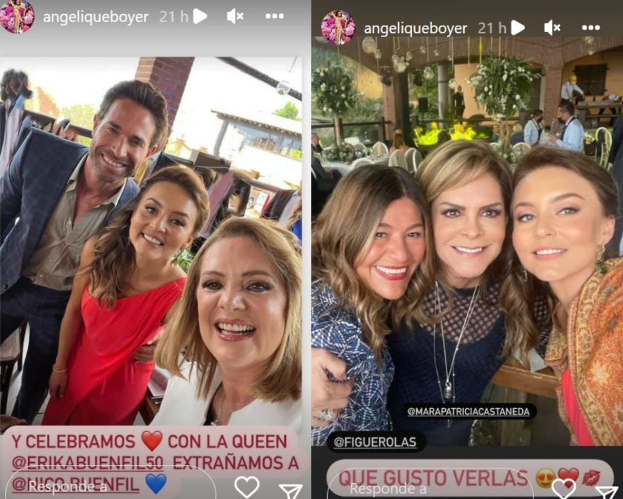 La pareja se volvió viral con tremenda foto junto a Erika Buenfil.