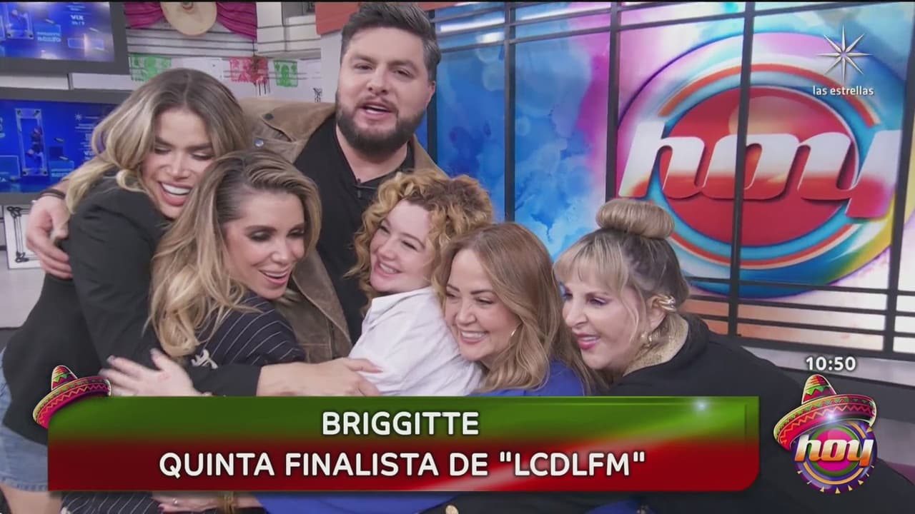 Así recibieron a Briggitte Bozzo, la quinta finalista de 'La Casa de los Famosos México', en el programa 'Hoy'