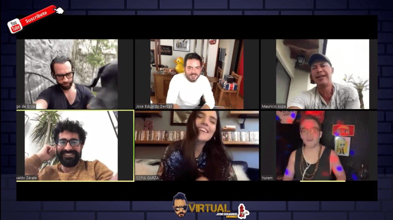 José Eduardo Derbez celebró su cumpleaños con tremenda fiesta virtual.