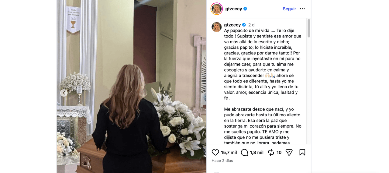Hoy de luto; exintegrante se despide llorando por repentina muerte y publica foto desde el funeral
