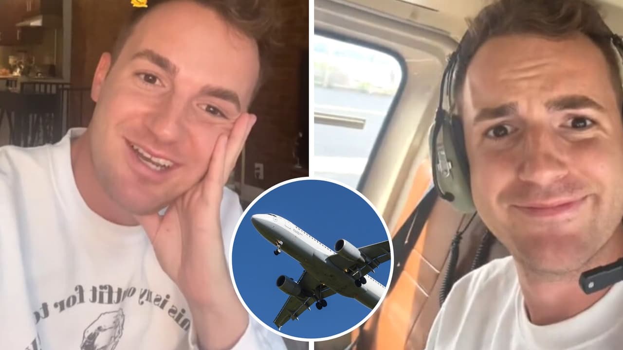 Joven alquila helicóptero para no perder un vuelo a Londres: su video desata polémica