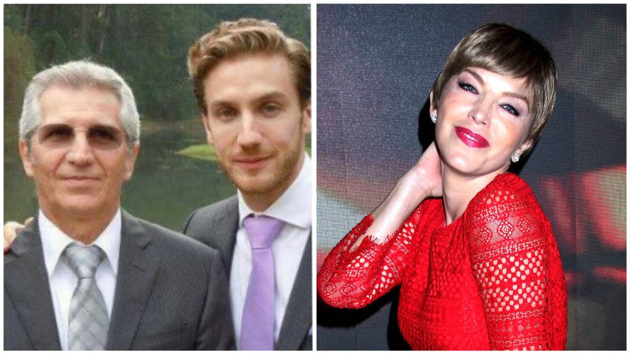 Eugenio Siller presume el abdomen de su padre y Laura Flores quiere "ser su madrastra"