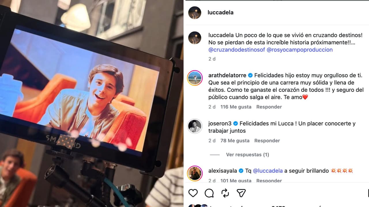 Lucca de la Torre comparte cómo fue trabajar en Cruzando Destinos: Marruecos en el Corazón.