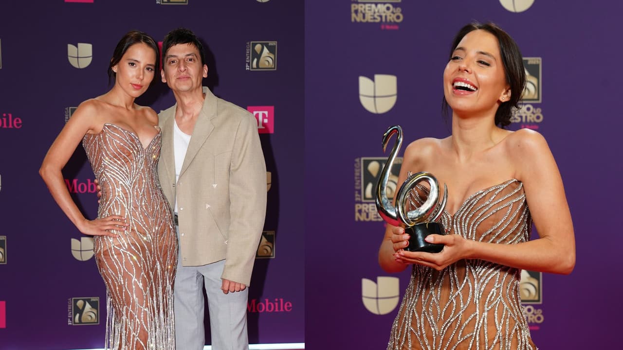 Majo Aguilar en la alfombra de Premio Lo Nuestro 2025