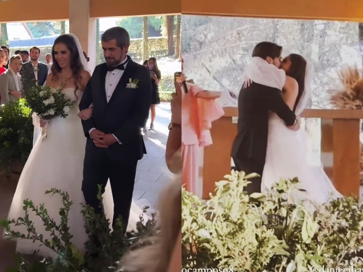 Así fue la boda de Daniela, hija de Manuel 'Flaco' Ibáñez
