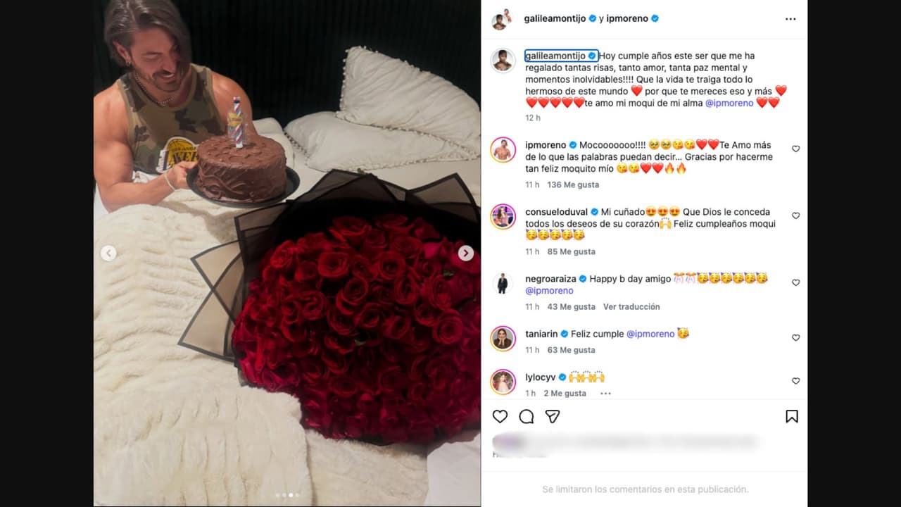 Galilea Montijo celebra el cumpleaños de su novio Isaac Moreno