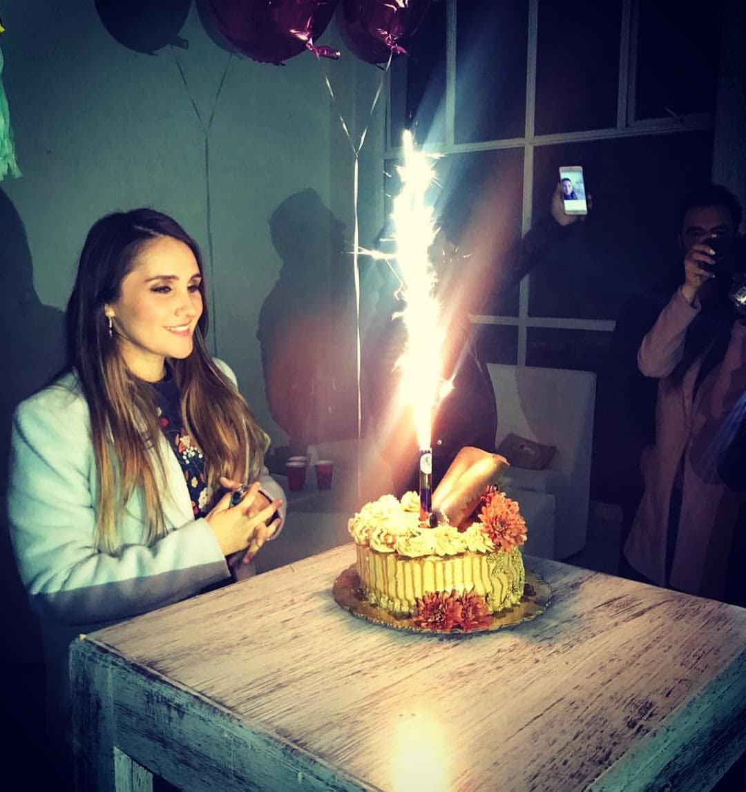 Durante el festejo llamó la atención que no asistieron sus compañeros de RBD.