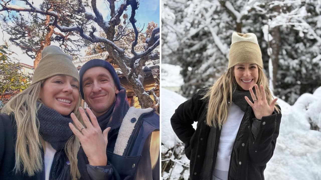 Carmen Aub se compromete.