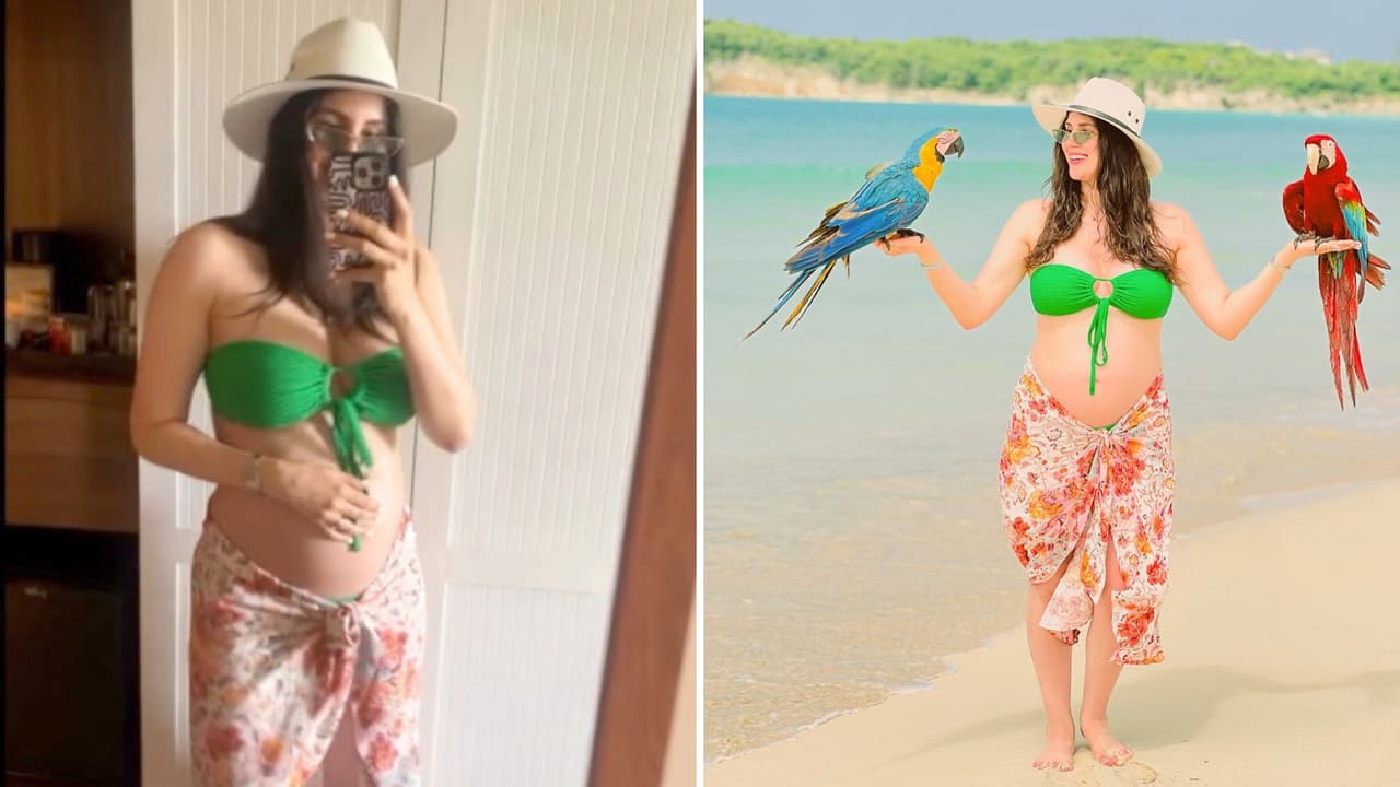 Joely Bernat, la esposa de Paul Stanley, cumplió 6 meses de embarazo y así lo presumió en Instagram