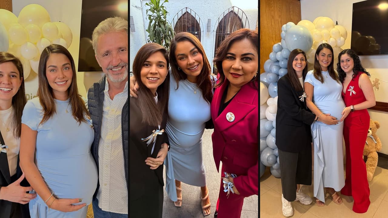 Claudia Martín celebra con su familia su segundo baby shower