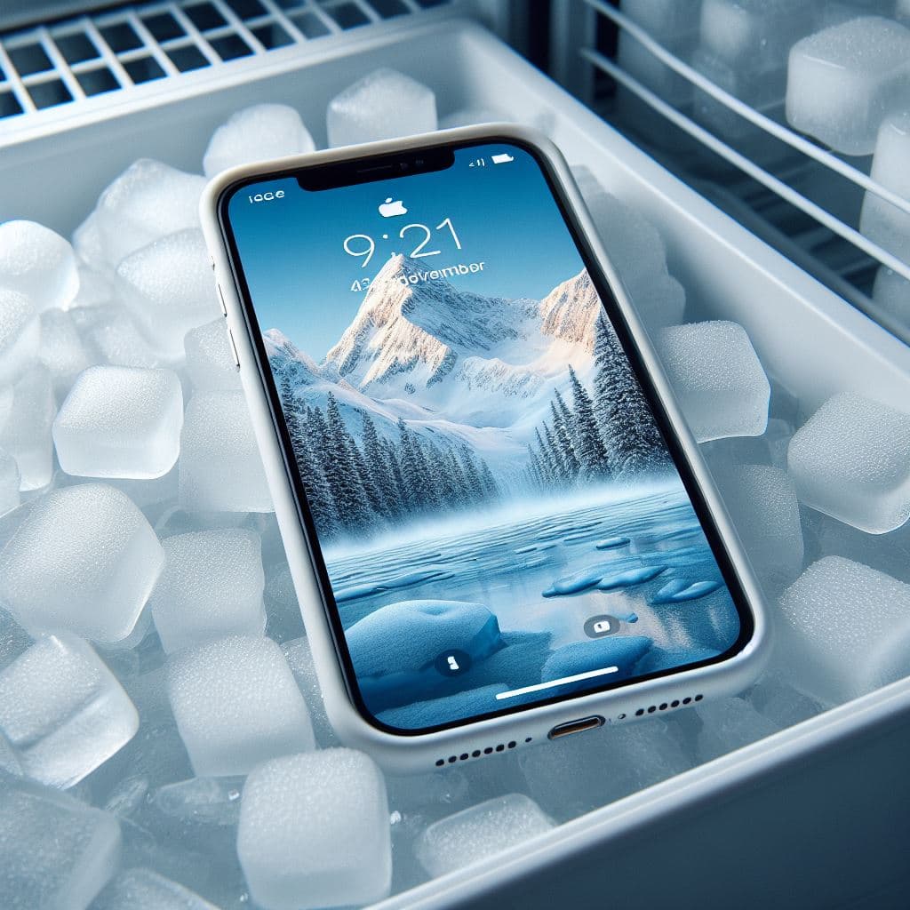 Usuario de TikTok muestra cómo quedó su iPhone tras meterlo al congelador por 2 horas