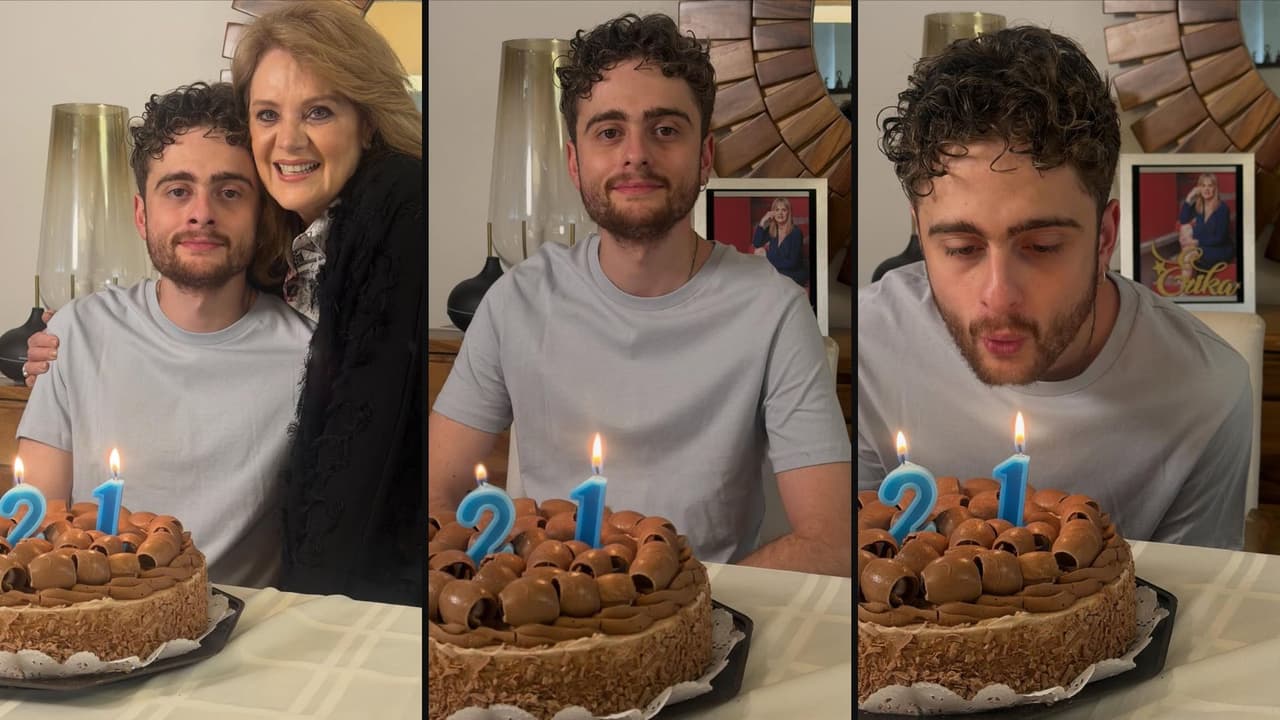 Nicolás, hijo de Erika Buenfil, cumplió 21 años