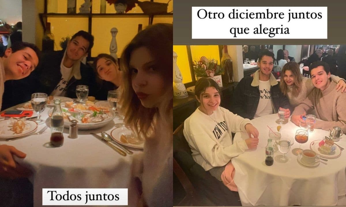 Los gemelos se reunieron con la actriz en Nueva York