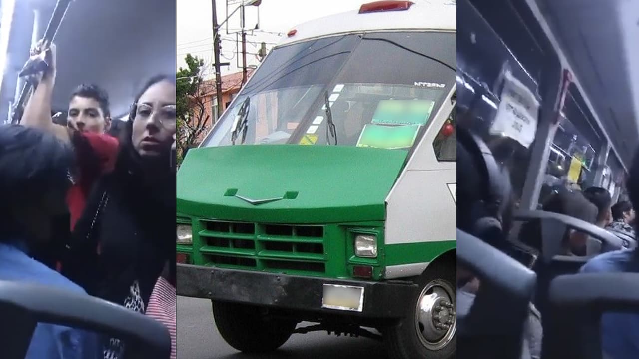 Señora pierde su celular en un camión y el chofer encierra a los pasajeros hasta que aparezca