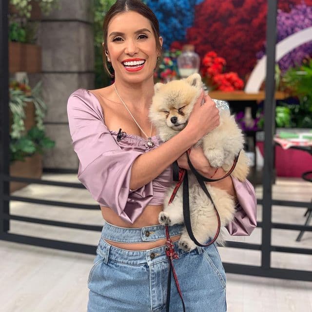 Andrea Escalona es dueña de Tomasito, un tierno perrito de raza pomerania que a su corta edad ya es toda una celebridad de Instagram.