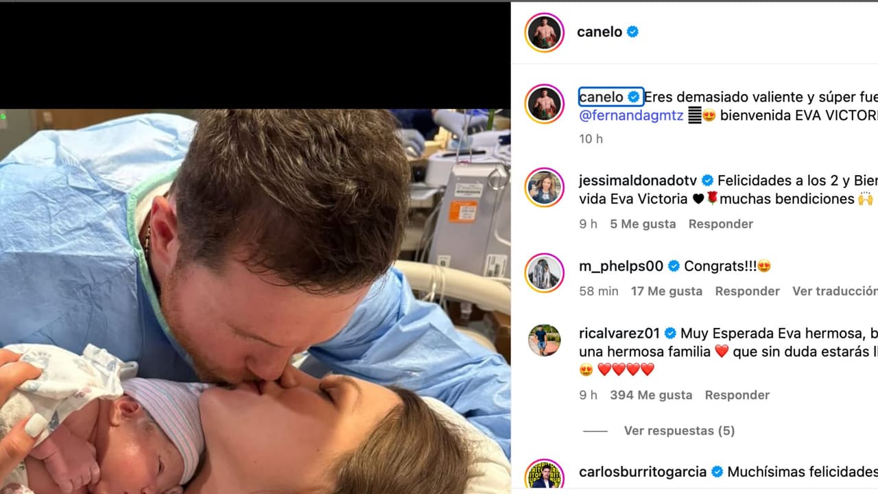 Saúl 'Canelo' Álvarez y su esposa Fernanda Gómez.