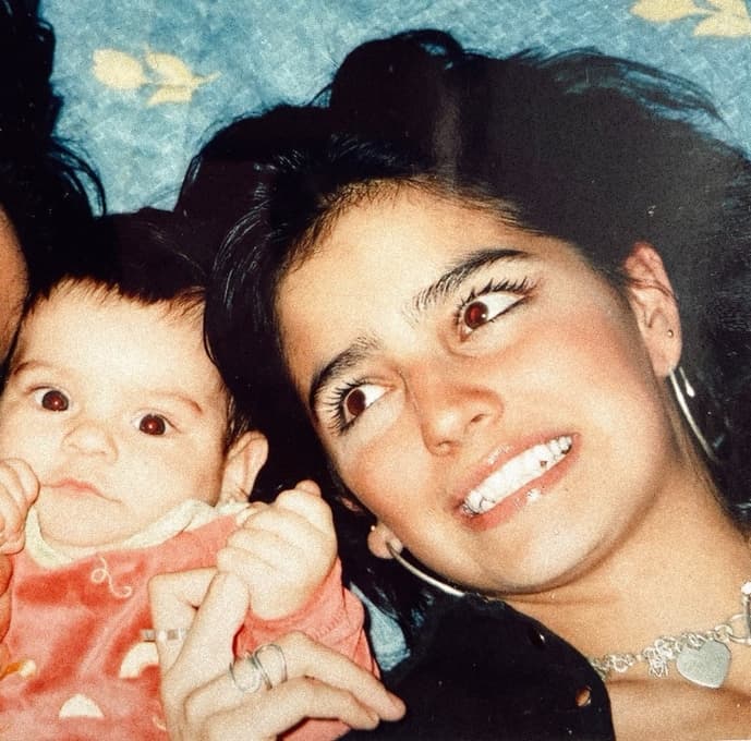 Bárbara de Regil y su hija Mar