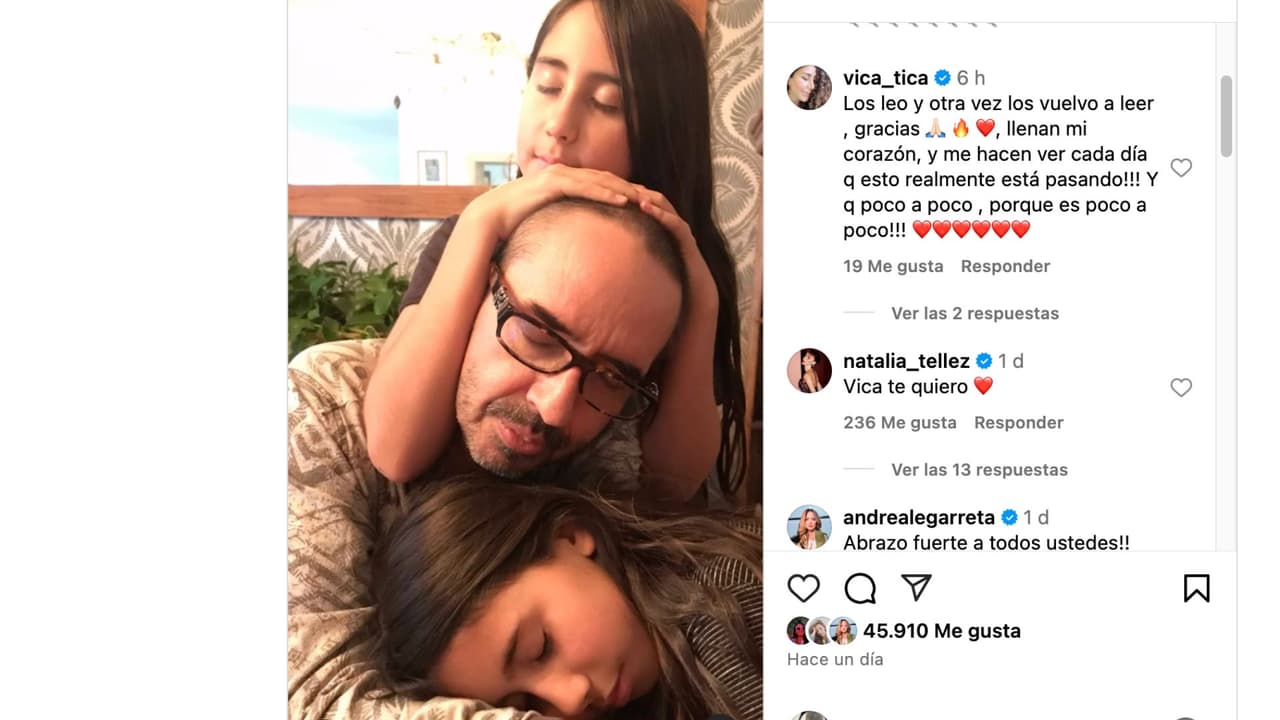 Hijos de Memo del Bosque se despiden.