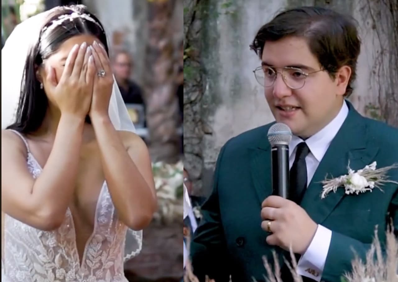 Hombre guarda este detalle 7 años antes de casarse, lo revela el día de la boda y te hará llorar