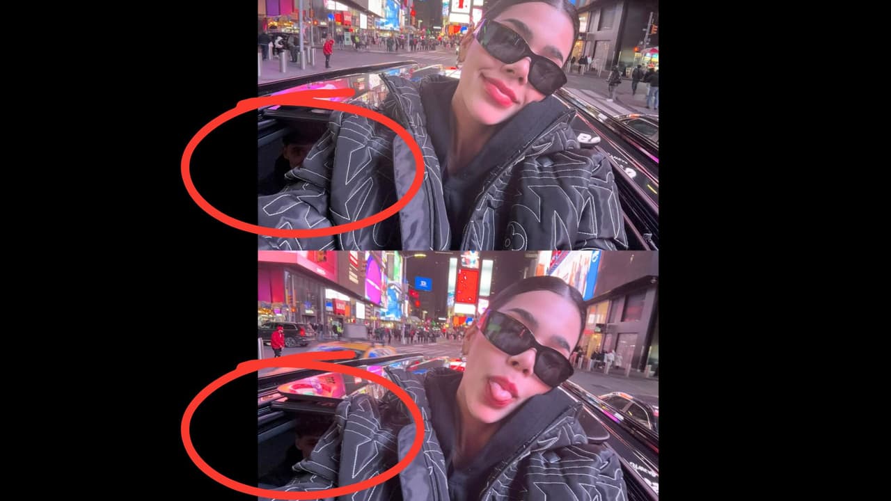 Kenia Os presume fotos de su viaje a Nueva York y Peso Pluma aparece en el fondo