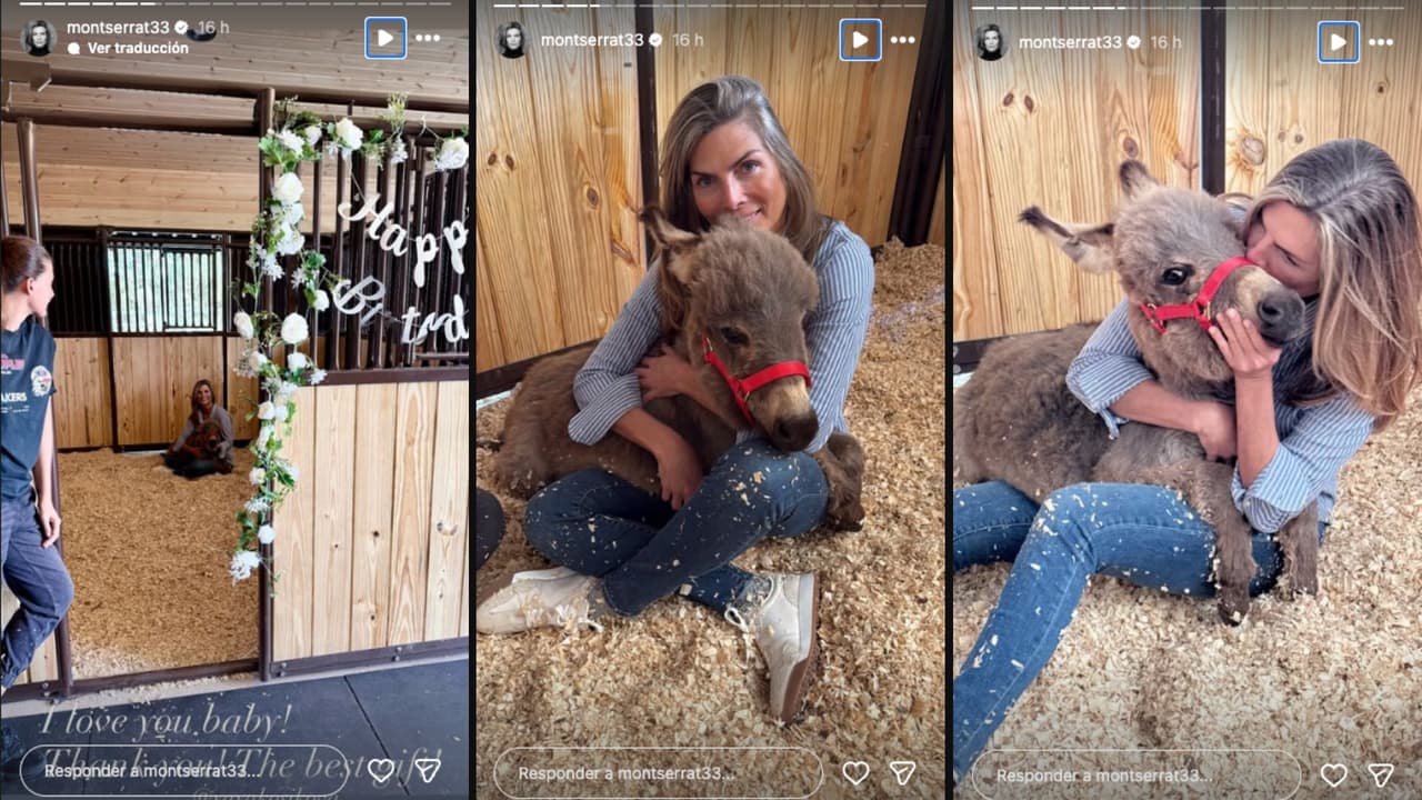 Montserrat Oliver presume el tierno regalo de cumpleaños que le dio su esposa