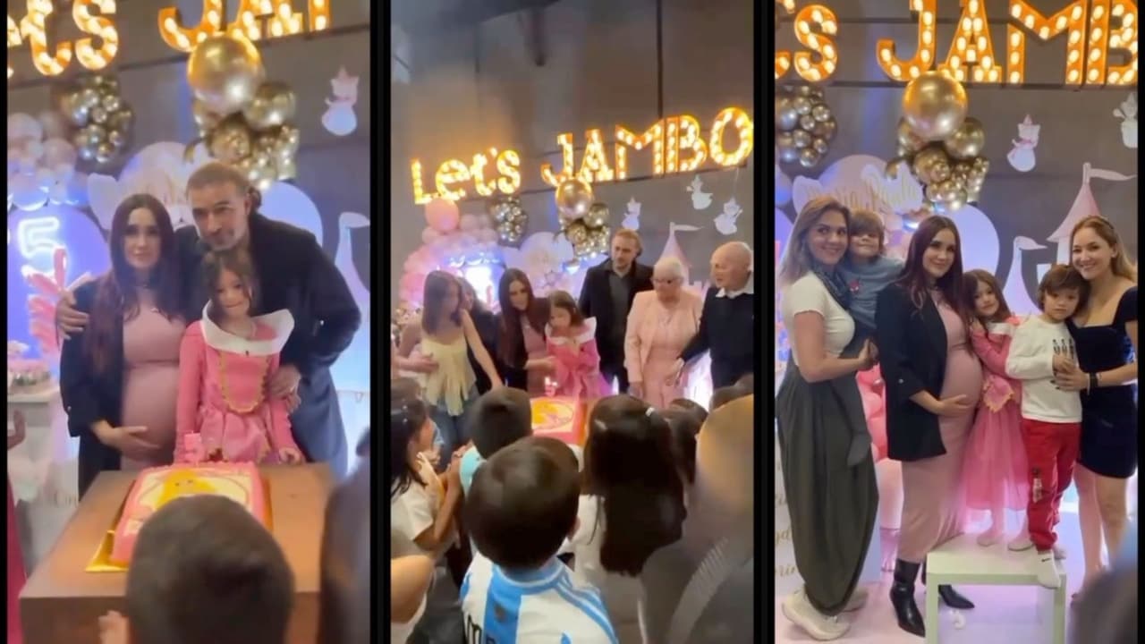 Dulce María celebra el cumpleaños #5 de su hija María Paula