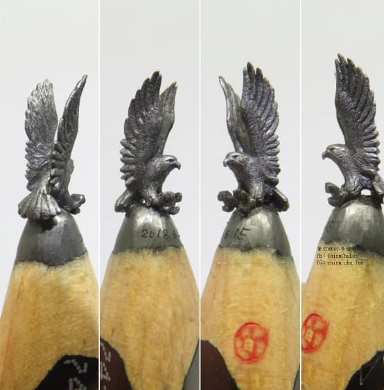 “Quiero convertir un lápiz ordinario en una extraordinaria obra de arte”, aseguró el taiwanés en uno de sus posteos de Instagram.