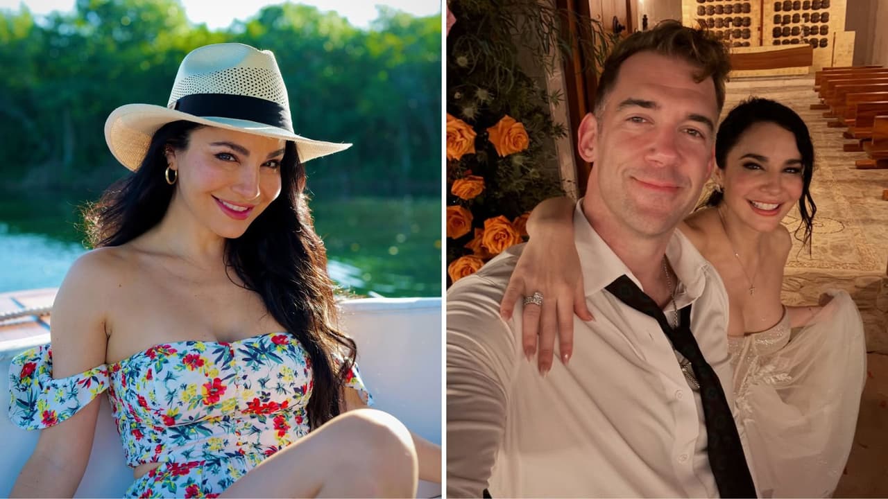 Martha Higareda y su esposo celebran su primer aniversario de bodas con romántico viaje a México