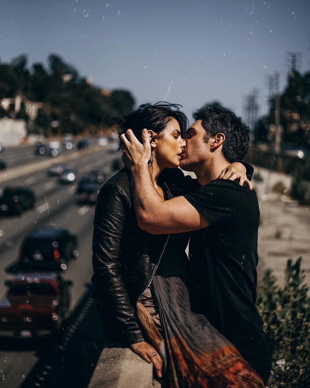 La pareja mostraron lo enamorados que están