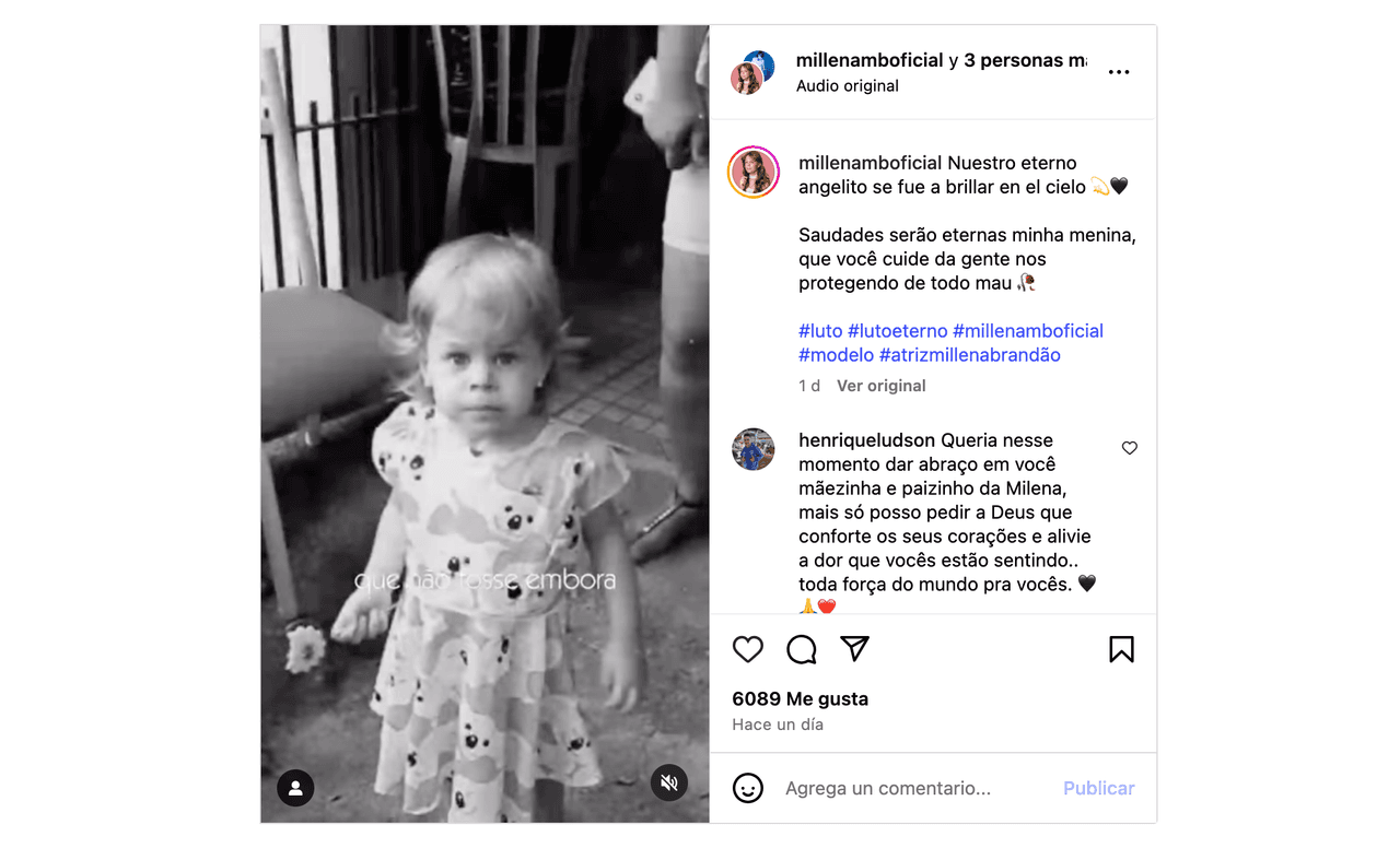 Muere querida actriz de telenovelas a los 11 años: su hermanita pequeña le dedica devastador mensaje entre lágrimas