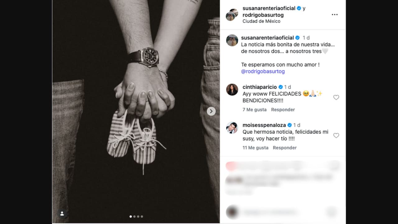 Susana Rentería revela que está embarazada