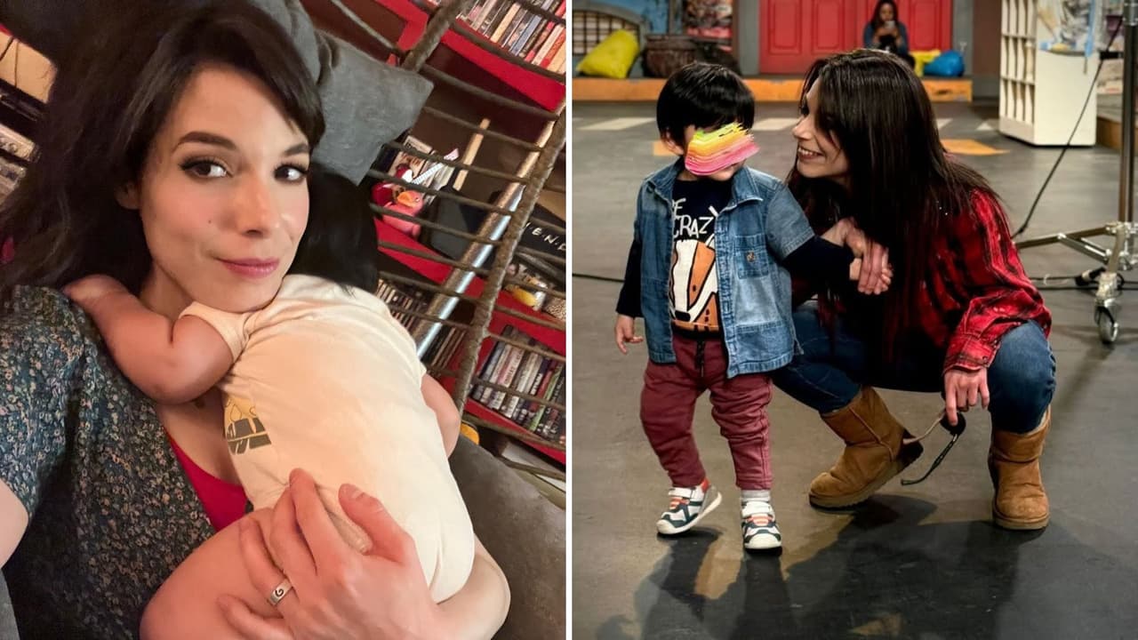 Danny Perea y su bebé, Matías.