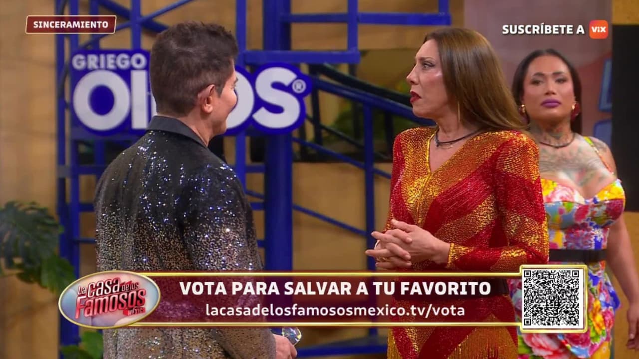 Cynthia tacha de 'doble cara' a Ernesto y él, molesto, le responde tajante en plena gala