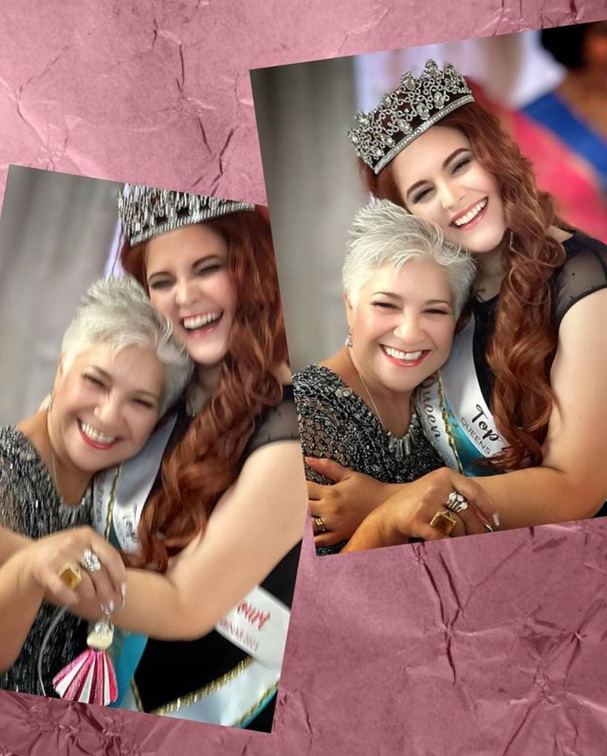 “Te ves más delgada”, “Me encanta verte como reina de belleza”, “Qué bonitas se ven”, “Bella como siempre”, “La reina de belleza más guapa”, “Simplemente hermosa”, fueron algunos de los mensajes que recibió.