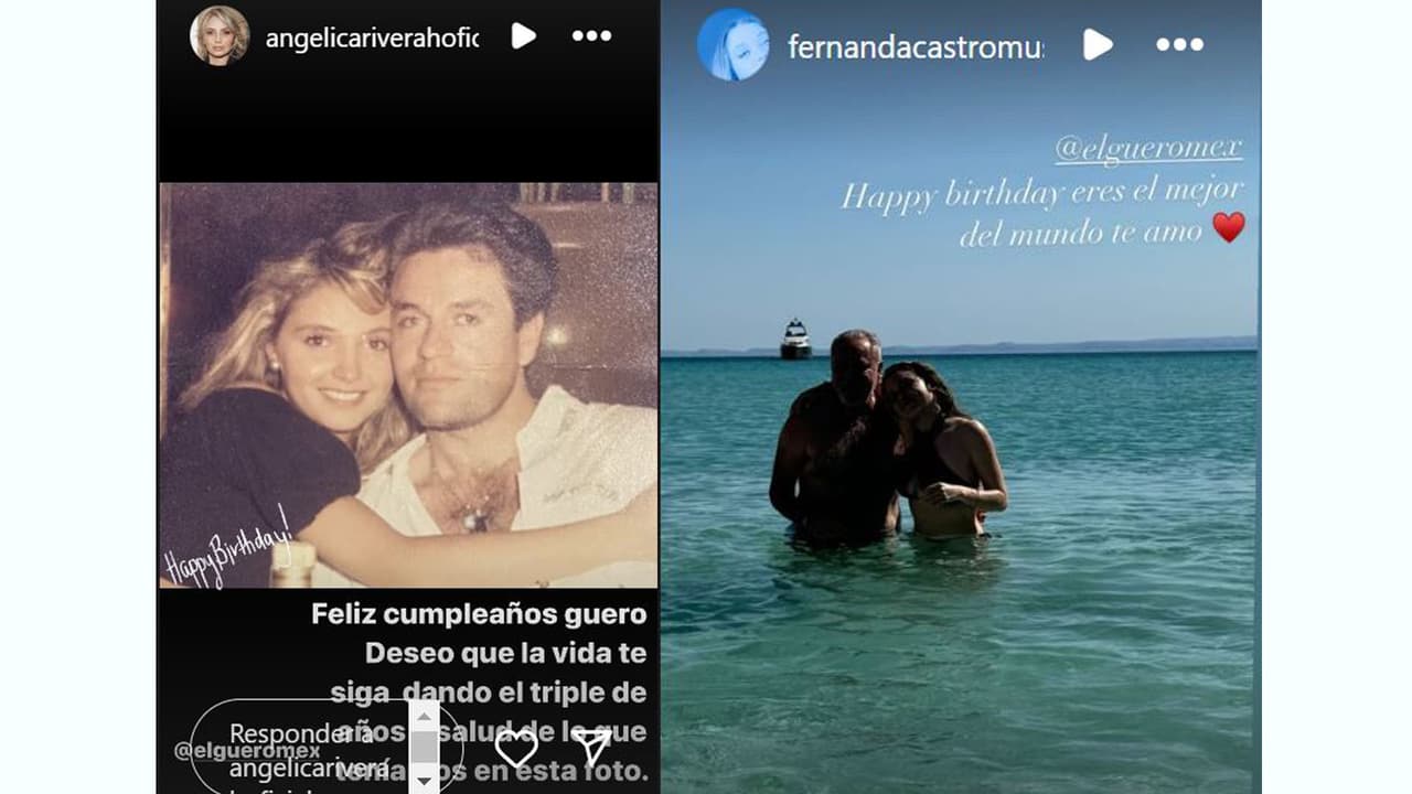 Historias de Instagram de Angélica Rivera y Fernanda Castro