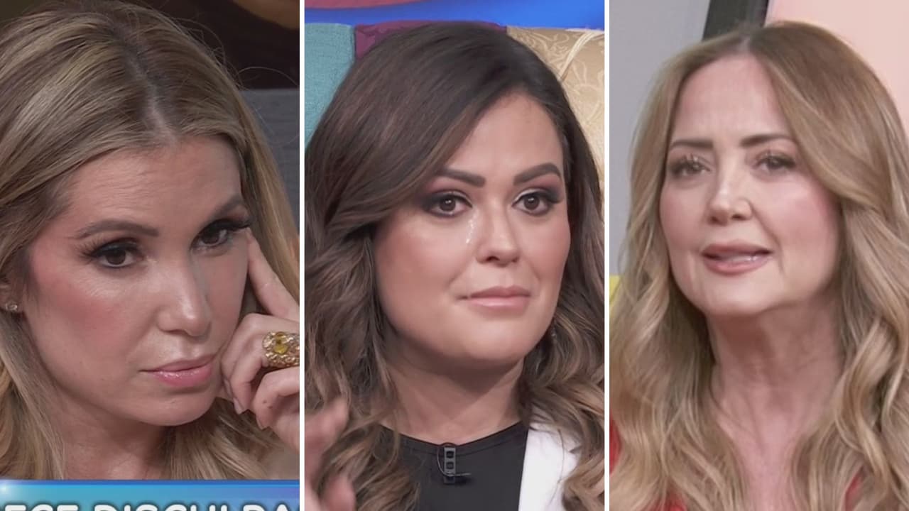 Mariana Echeverría, entre lágrimas, reacciona en Hoy al video en el que habla de Arath:  Andrea la confronta