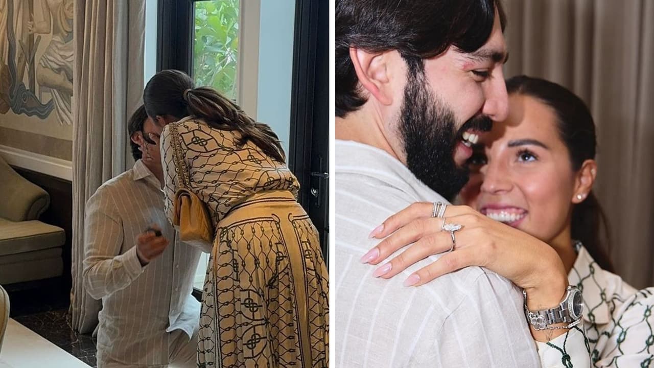 Aneliz Aguilar se comprometió con su novio Luis Rodrigo Castillo