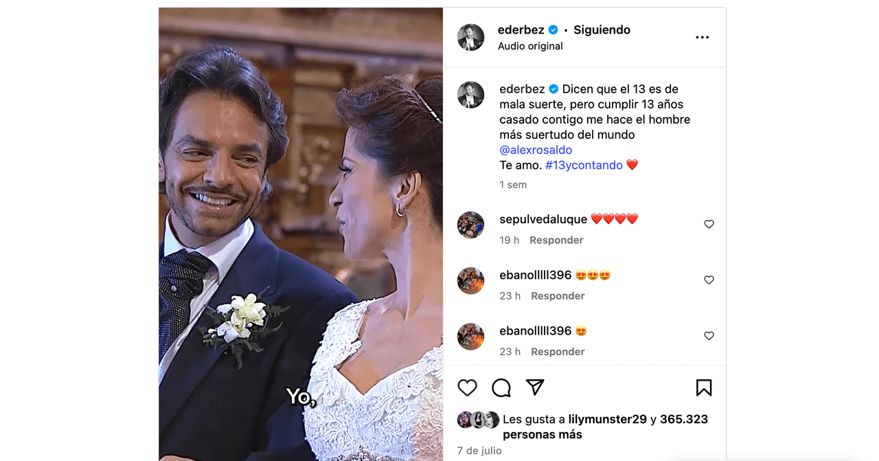 Eugenio Derbez y Alessandra Rosaldo publican sus últimas fotos juntos tras confirmar que están ‘oficialmente separados’