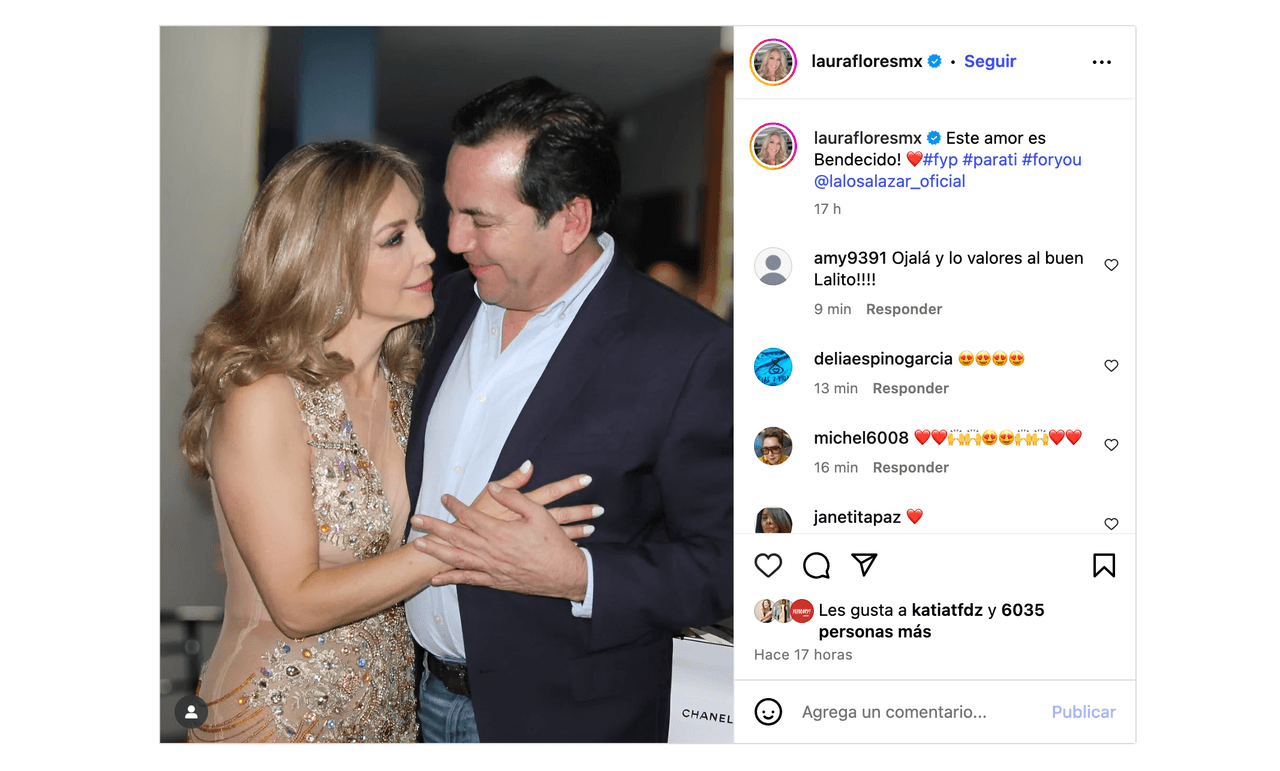 ¿Laura Flores abandona a Lalo Salazar? Actriz calla bocas y publica foto que pocos esperaban