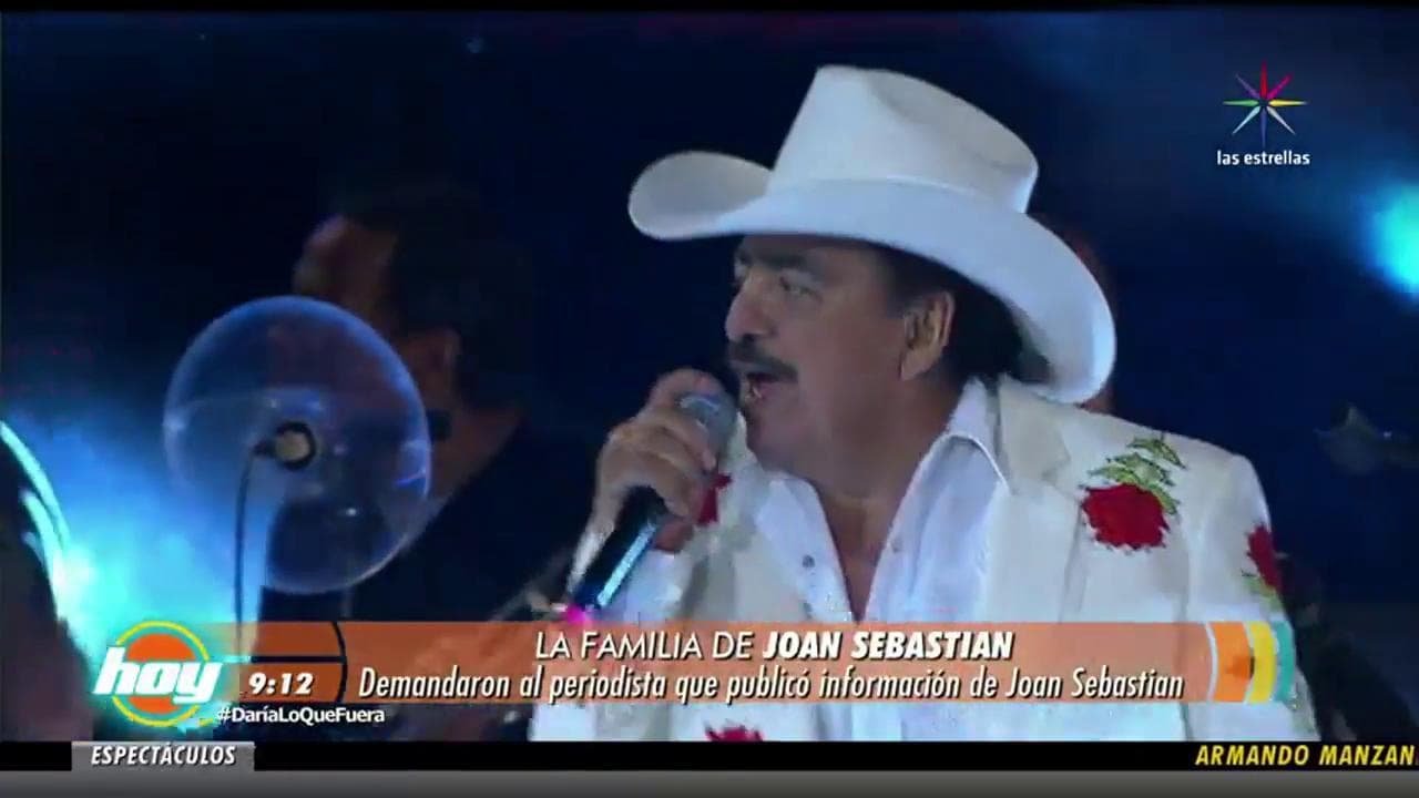 El abogado de la familia de Joan Sebastian comparte detalles del proceso legal