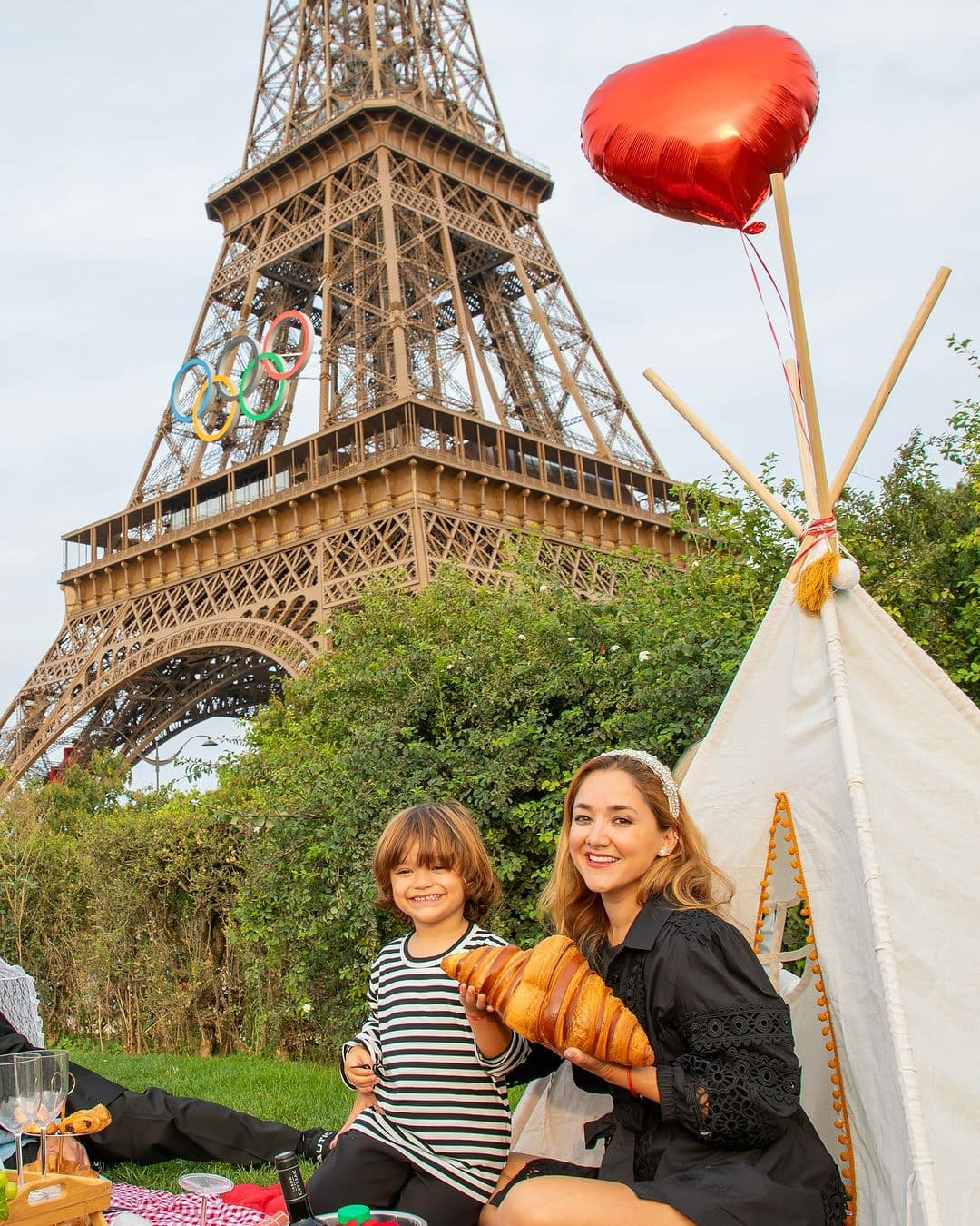 Sherlyn y su hijo André