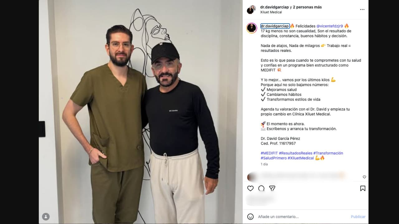 Vicente Fernández Jr. comparte que bajó 17 kilos