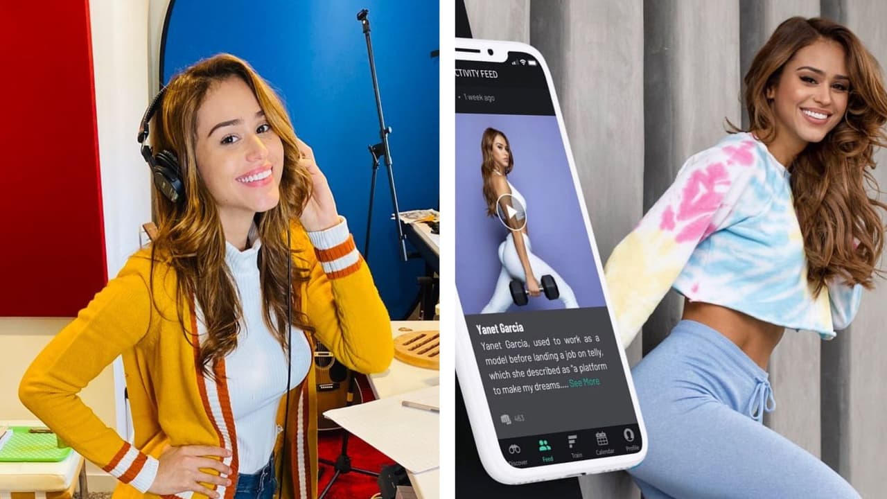 Yanet García comparte sus rutinas para mantenerse en forma a través de una aplicación dedicada a entrenar personas