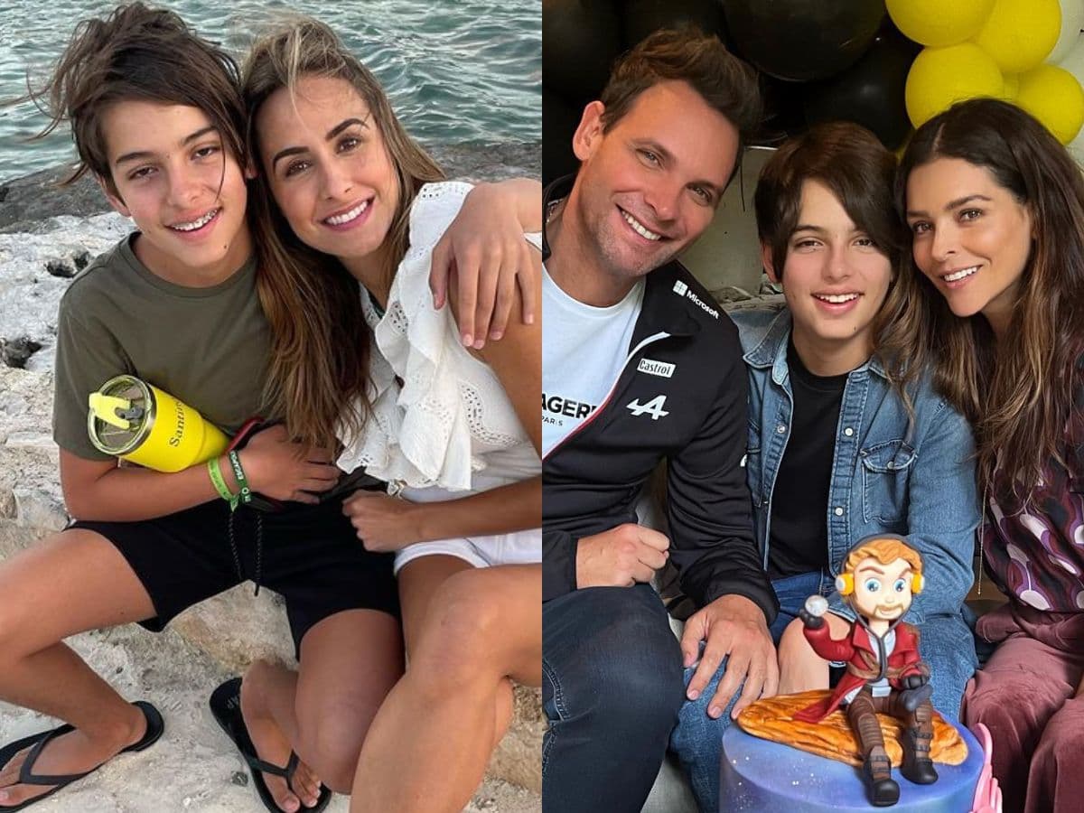 Odalys Ramírez presume en fotos inéditas cómo se lleva con Santino, su hijastro