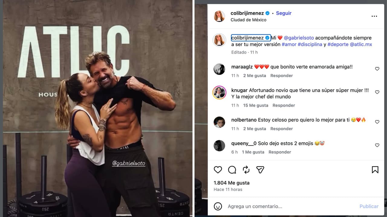 Novia de Gabriel Soto comparte romántica publicación.